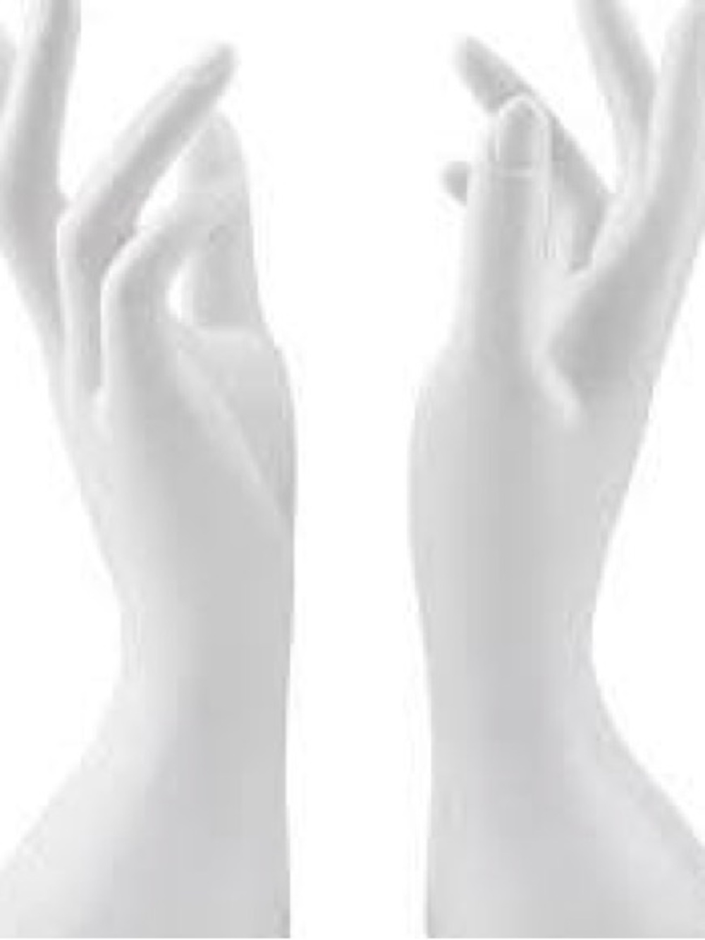 Women’s White Fashion Bracelet hand displays